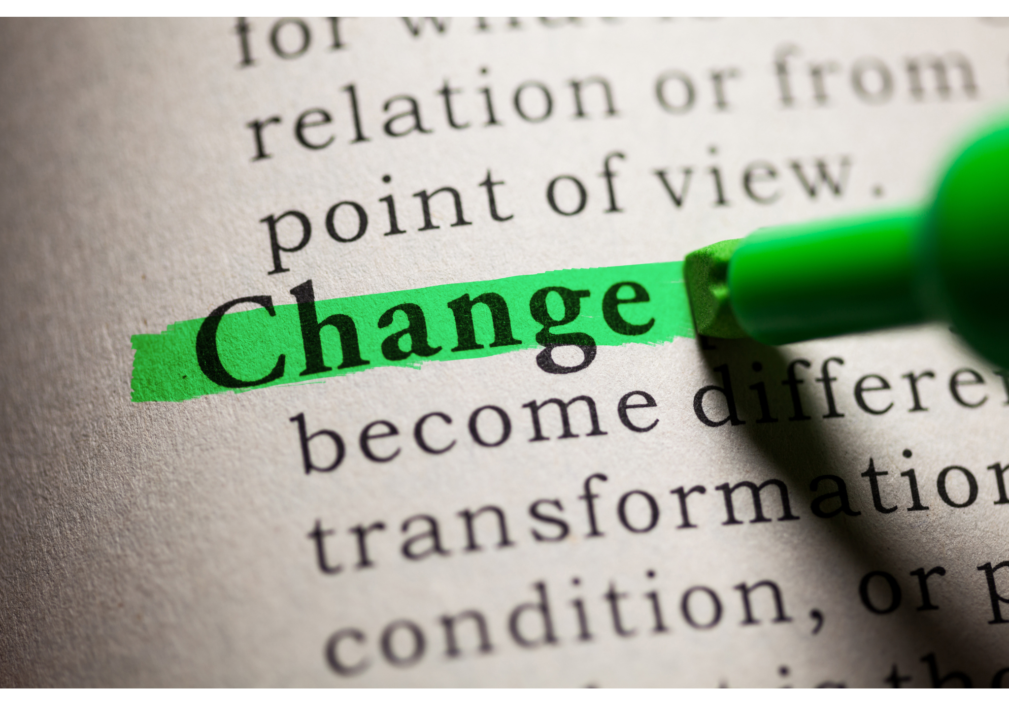 Definition of change