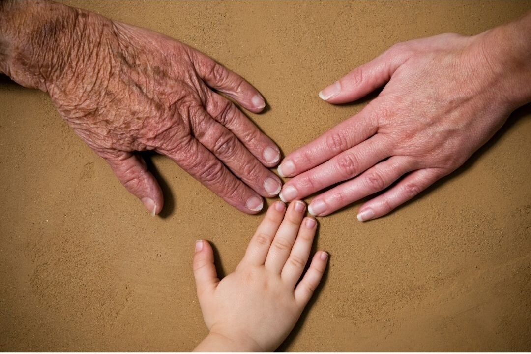 Multi-generations of hands